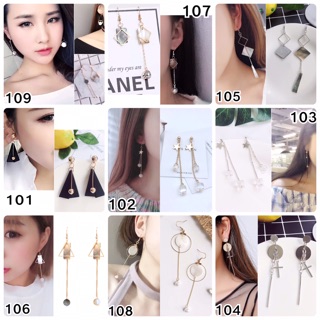Bông tai Hàn tự chọn 168 mẫu (inbox hoặc ghi chú mẫu)