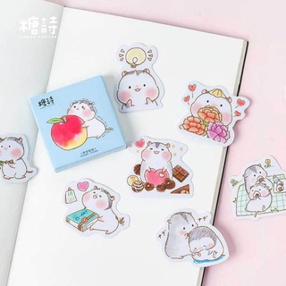 Bộ 45 miếng dán chuột hamster kute