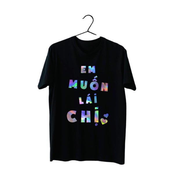 Áo phông phản quang bảy màu Em muốn lái chị, áo thun nam nữ, quần khaki, quần nữ, sét bộ mặc ở nhà MODY