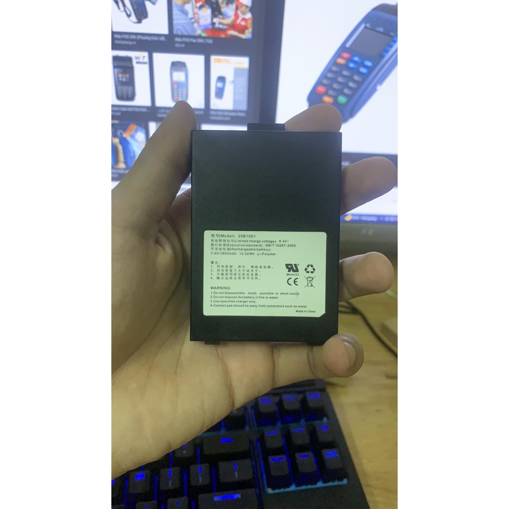 Pin máy pos pax S90 P90