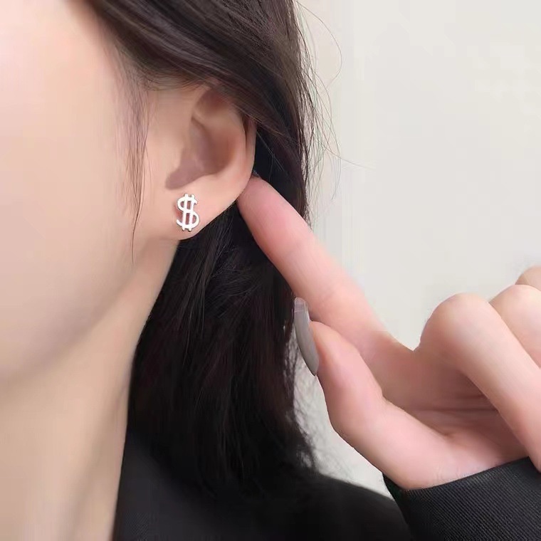 Khuyên Tai Hình Tờ Tiền Đô La Thời Trang Dành Cho Nữ