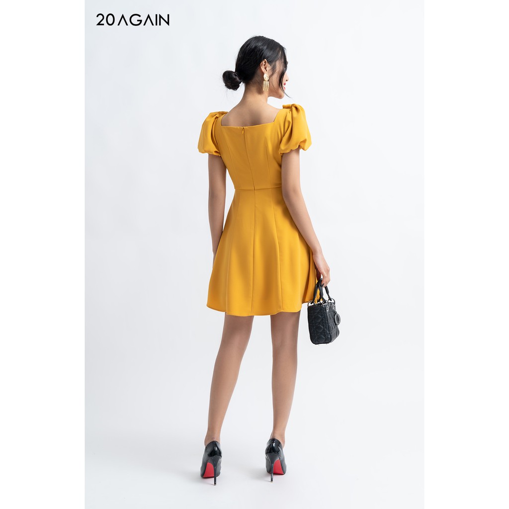 Đầm Tay Bồng Đính Cúc - 20AGAIN - DEA1101 | BigBuy360 - bigbuy360.vn