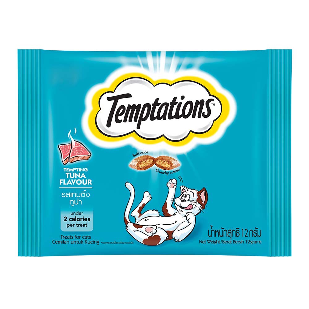 [Quà tặng] Bánh thưởng dành cho mèo Temptations vị cá ngừ 12g