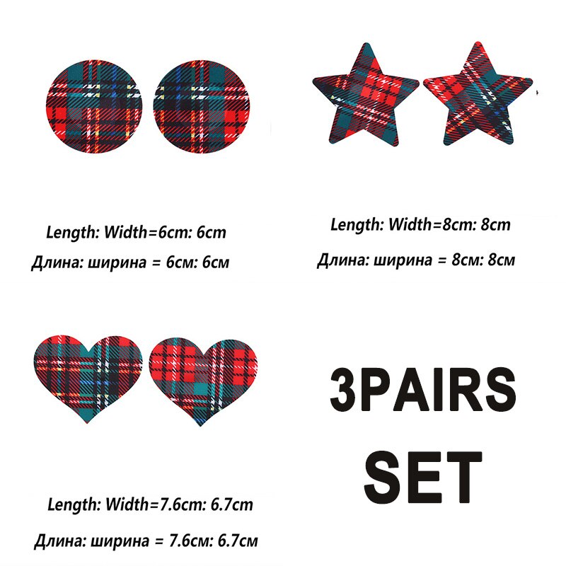 Cute Byte Set 2 / 3 Cặp Miếng Dán Ngực Hình Dáng Bông Hoa Cho Nữ