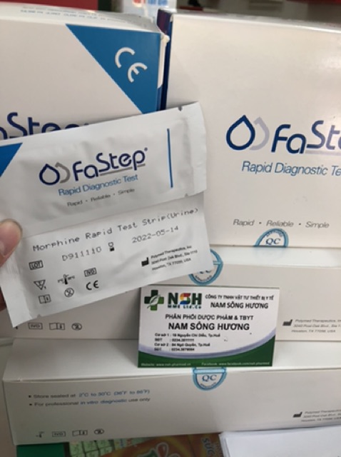 ❤️ Que test thử nhanh chất gây nghiện heroin morphin morphine Fastep,que test thử ma túy 1 chân heroin morphine