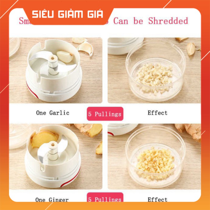 Hộp nghiền thực phẩm dây rút mini FOOD CHOPPER Đa Năng Free ship