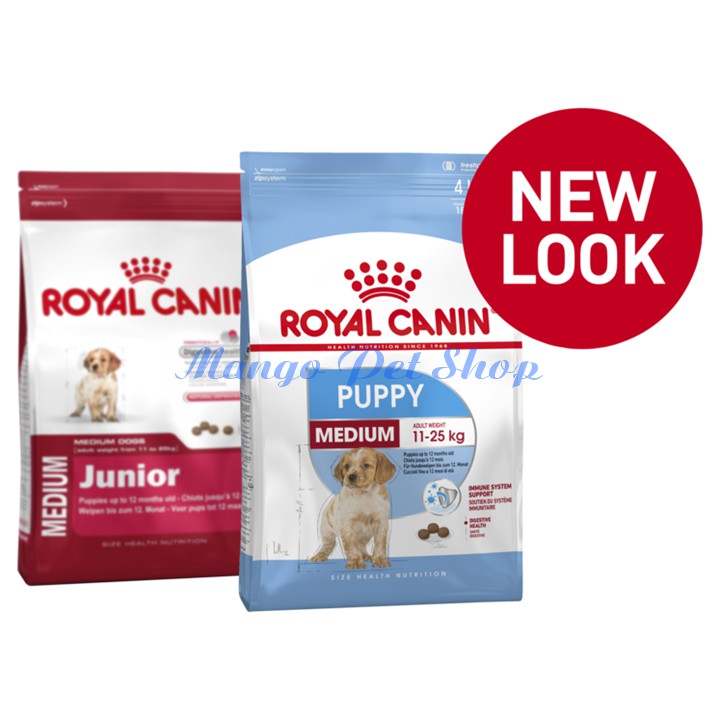 Thức Ăn Cho Chó Con Royal Canin Medium Puppy Túi Hãng 1kg