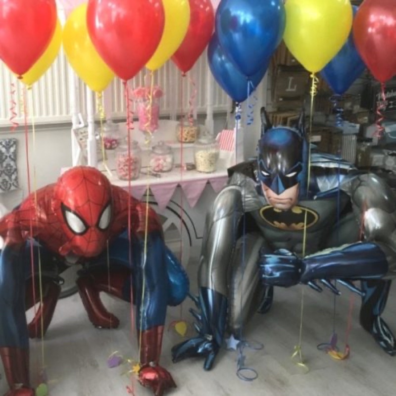 Bóng hình Spiderman, Bad Man, Iron Man hàng xuất khẩu 140cm