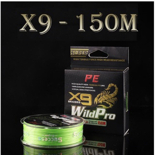 Dây dù câu cá PE Lure X9 WildPro dài 150m