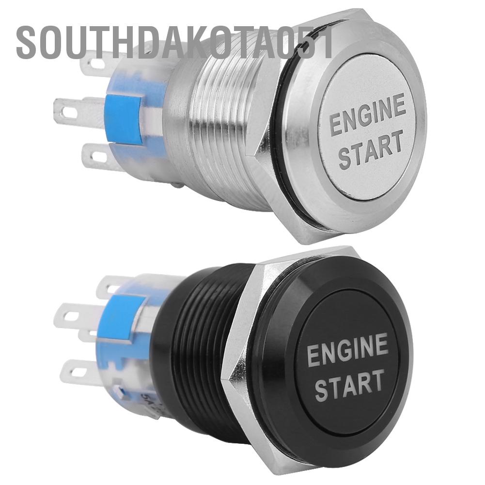 Southdakota051 Động cơ ô tô không thấm nước 12V Nút bấm Khởi động Công tắc Đánh lửa