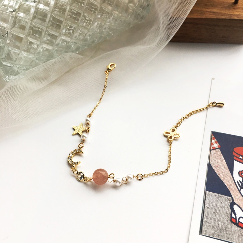 [Bán Chạy] [Bán Chạy] Vòng Tay Thời Trang Hình Trăng Sao