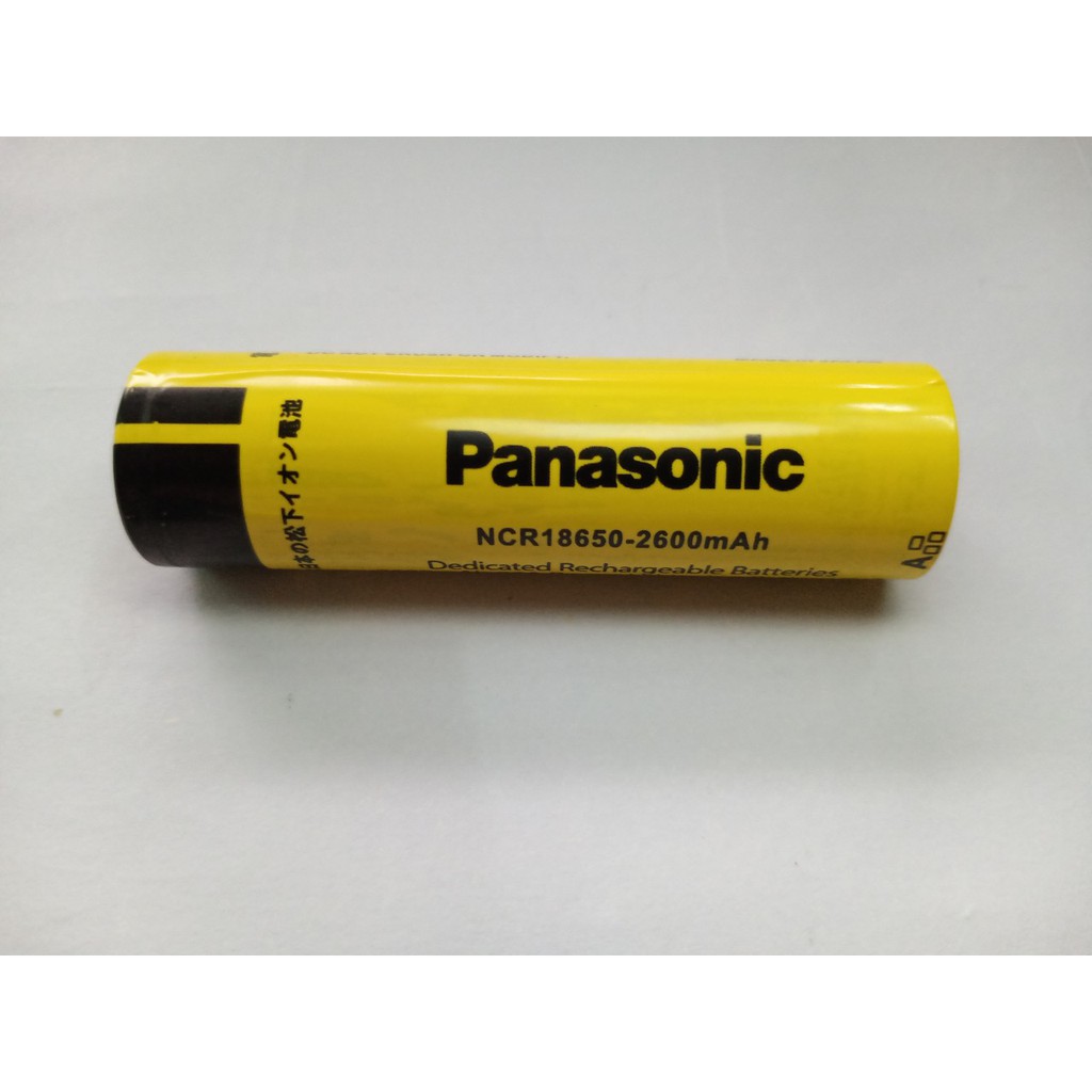 [CÓ SẴN]Pin sạc Li-Ion Panasonic NCR18650 2600mAh 3.7V