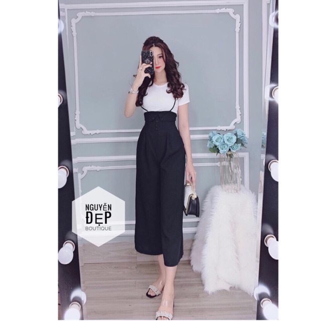 Sét yếm quần 2 dây ( yếm rời)