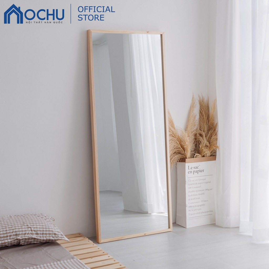 Gương Đứng Soi Toàn Thân Khung Gỗ OCHU - Mirror L - Natural | BigBuy360 - bigbuy360.vn