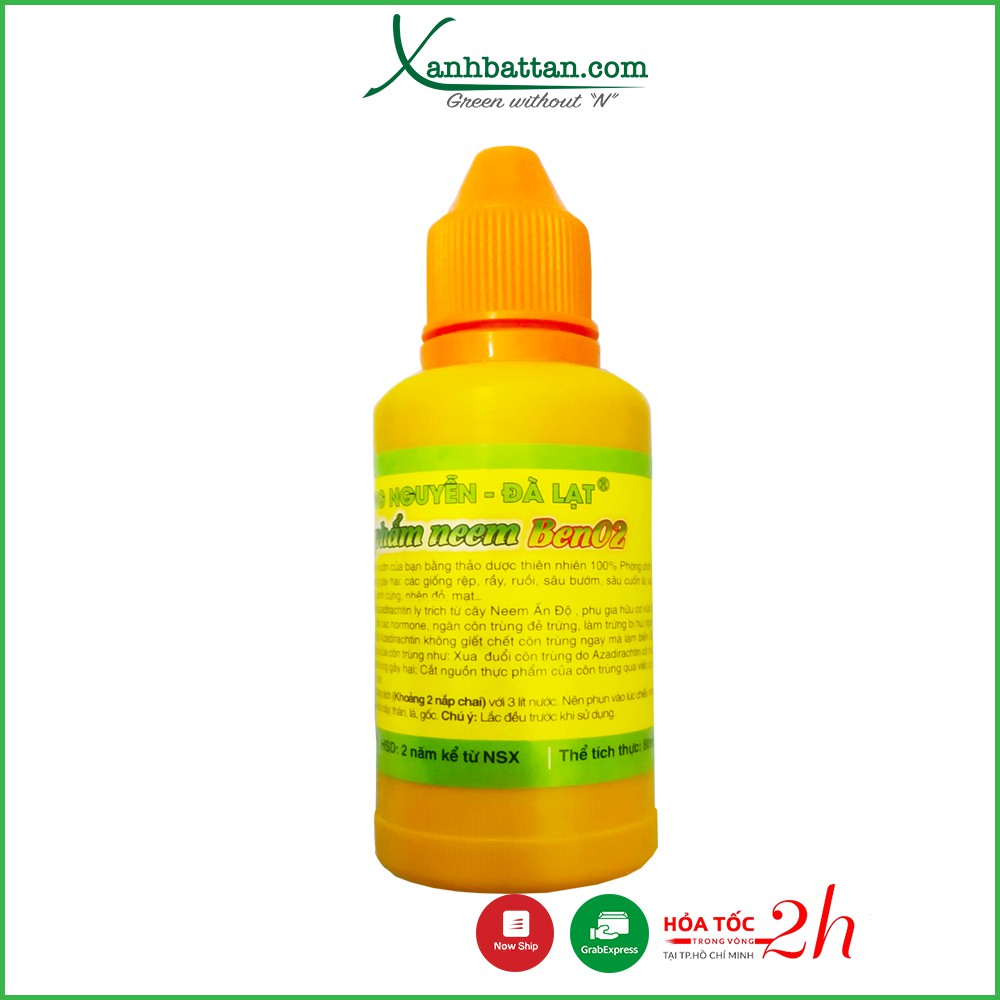 Neem Oil Hùng Nguyễn Trừ Bọ Trĩ, Rệp Vẩy, Côn Trùng Gây Hại Cho Hoa Hồng