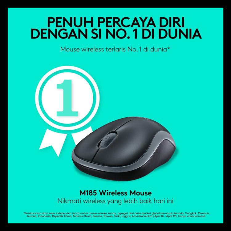 Chuột Không Dây Logitech M185 Chính Hãng 100% / M 185-665 | BigBuy360 - bigbuy360.vn