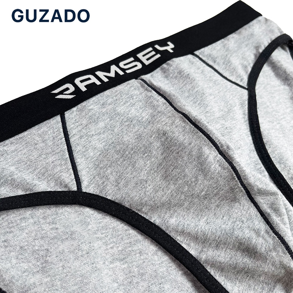 Combo 3 Quần Lót Nam Guzado Chất Cotton Co Giãn Thoải Mái CBGBF2201