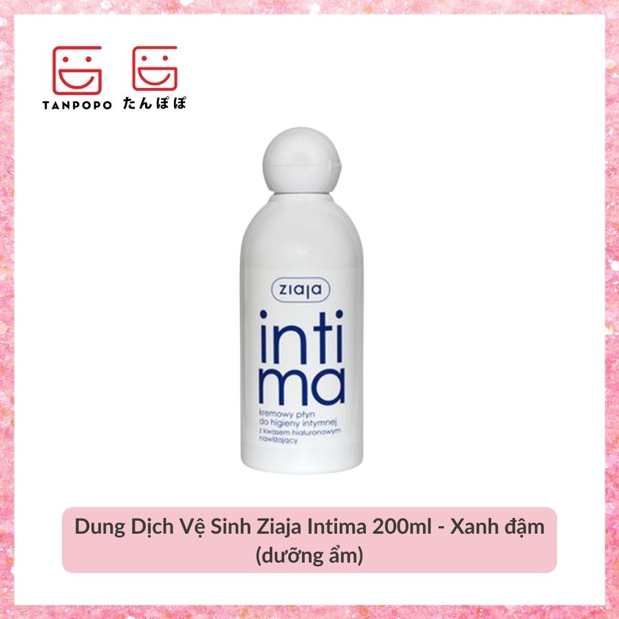 [Chính hãng] [Có sẵn] Dung Dịch Vệ Sinh Ziaja Intima 200ml - Xanh đậm (dưỡng ẩm)