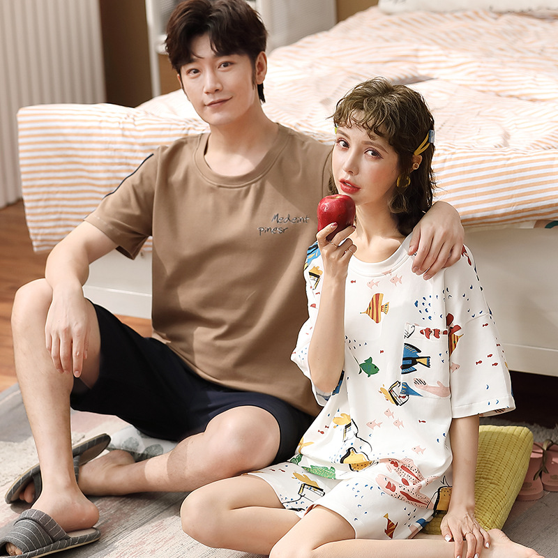 áo nữ đồ bộ pyjama Pijama Set Đồ Ngủ Bằng Lụa Satin Phong Cách Hàn Quốc Quyến Rũ Dành Cho Nữ Đồ ngủ đôi đồ mặc nhà thu đông lụa cặp đôi cao cấp nam