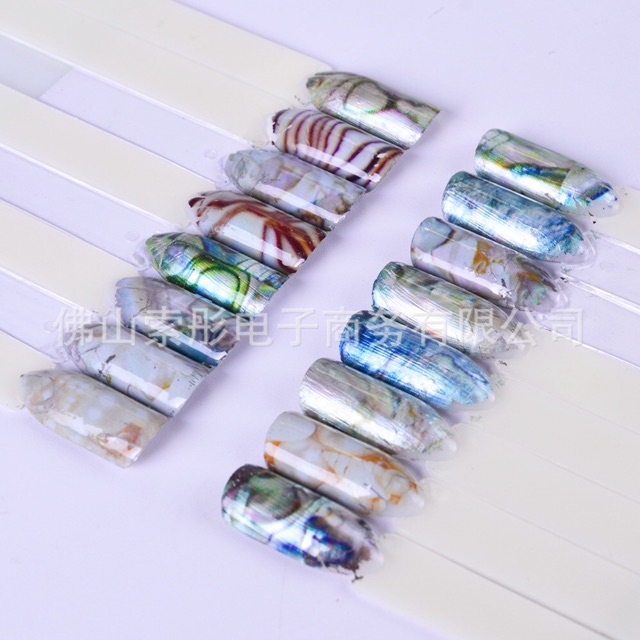 Túi 16 tấm foil vân Xà Cừ, Size 4*20cm