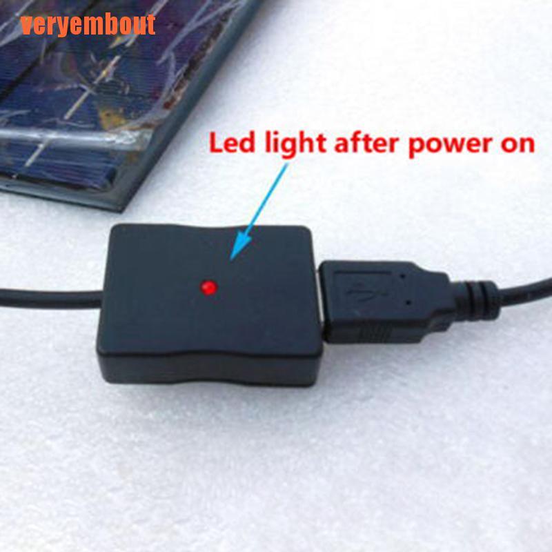 Tấm Sạc Năng Lượng Mặt Trời Gấp Được DC 6V-20V 18V Sang 5V 2A USB
