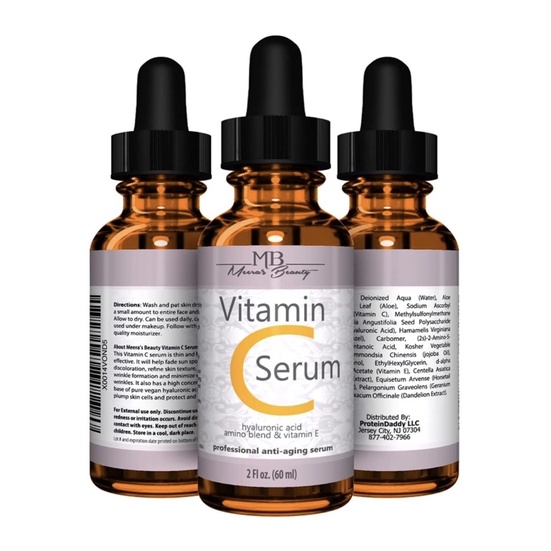 Serum Vitamin C tự nhiên cao cấp Meera's Beauty 60ml USA