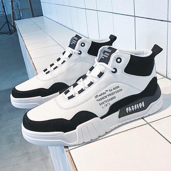 Giày thể thao cổ cao Sneaker nam G40 cao cấp hàng hiệu đẹp thời trang phong cách Hàn Quốc giá rẻ | BigBuy360 - bigbuy360.vn