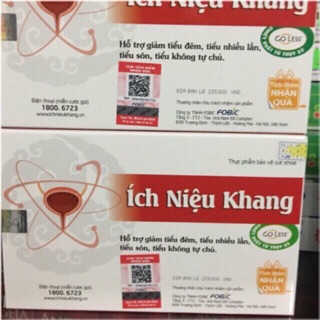Ích Niệu Khang (Hỗ Trợ Giảm Tiểu Đêm, Tiểu Nhiều Lần, Tiểu Són ,Tiểu Không Tự Chủ)