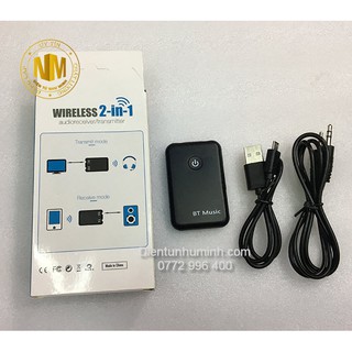 Usb bluetooth 2-in-1 phát và nhận bluetooth tích hợp pin sạc ypf-03