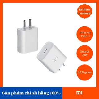 Củ sạc nhanh Xiaomi Zmi HA716 Type C 20W PD3.0 chuyên cho iphone