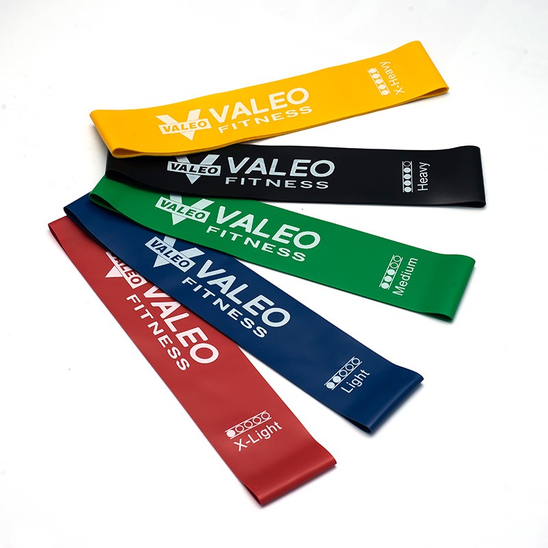 Dây kháng lực mini band Valeo Fitness tập mông, dây kháng lực cao su tập gym resistance miniband