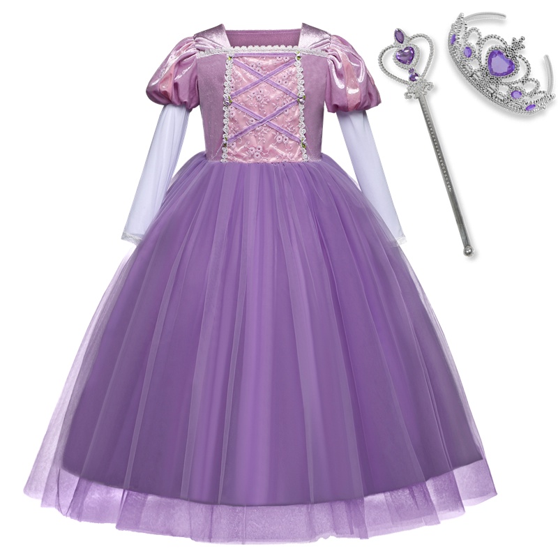 Đầm Hóa Trang Công Chúa Bạch Tuyết Bella Trong Phim Frozen Cho Bé Gái