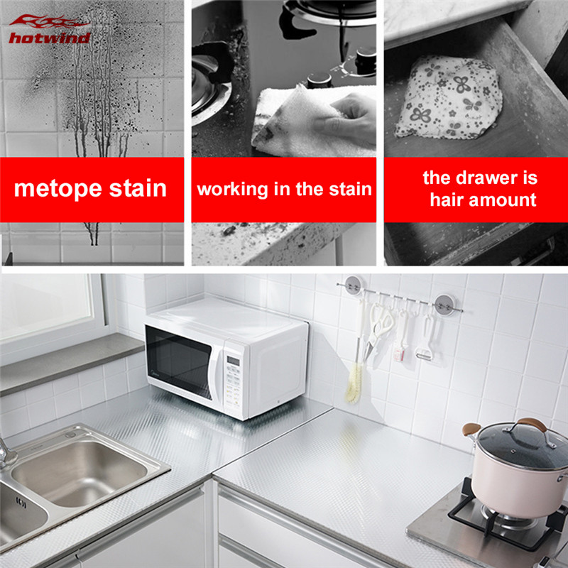 HW Giấy Dán Tường Chống Dầu Chịu Nhiệt Cao Cho Nhà Bếp