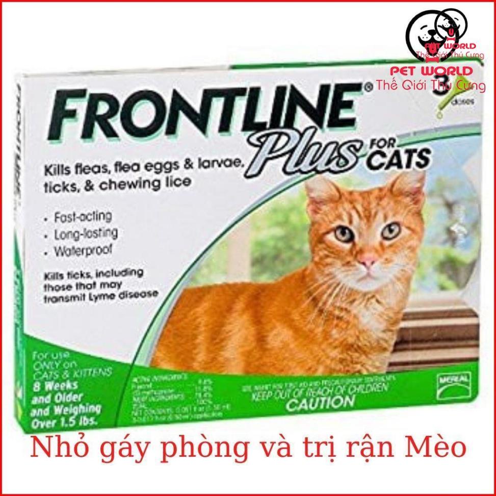 1 Tuýp Frontline Plus Nhỏ Gáy Trị Ve, Rận, Bọ Chét Cho Mèo