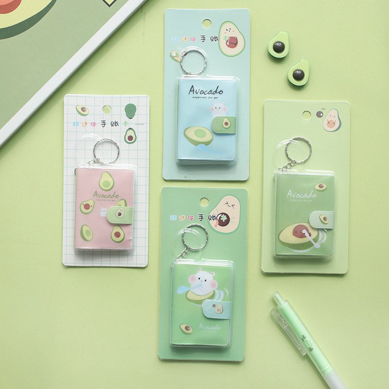 Móc khóa kèm sổ ghi chú hình bơ - Giá rẻ nhất