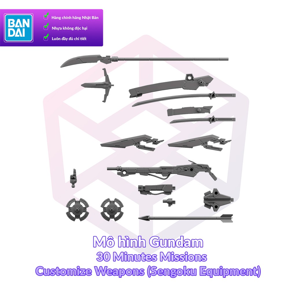 Phụ Kiện Mô hình Bandai 30MM Customize Weapons (Sengoku Equipment) 1/144 [30MM]
