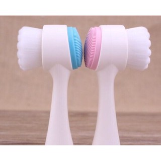 Cọ rửa mặt nano 2 đầu silicone