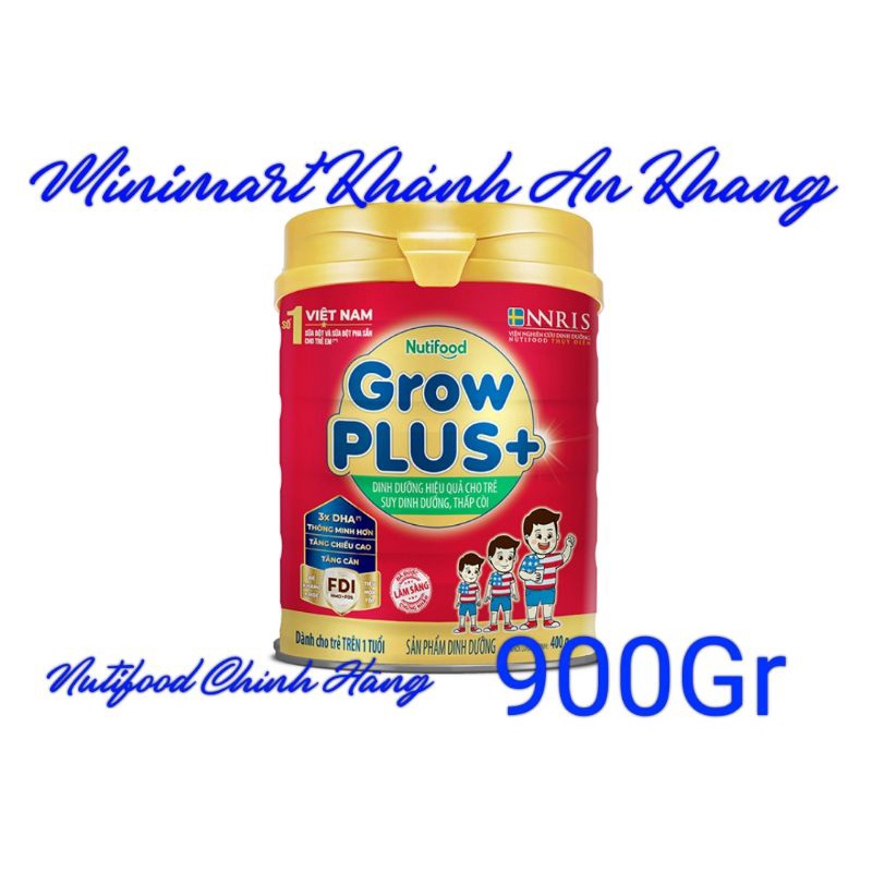 Sữa Bột Nuti Grow Plus Đỏ 900Gr