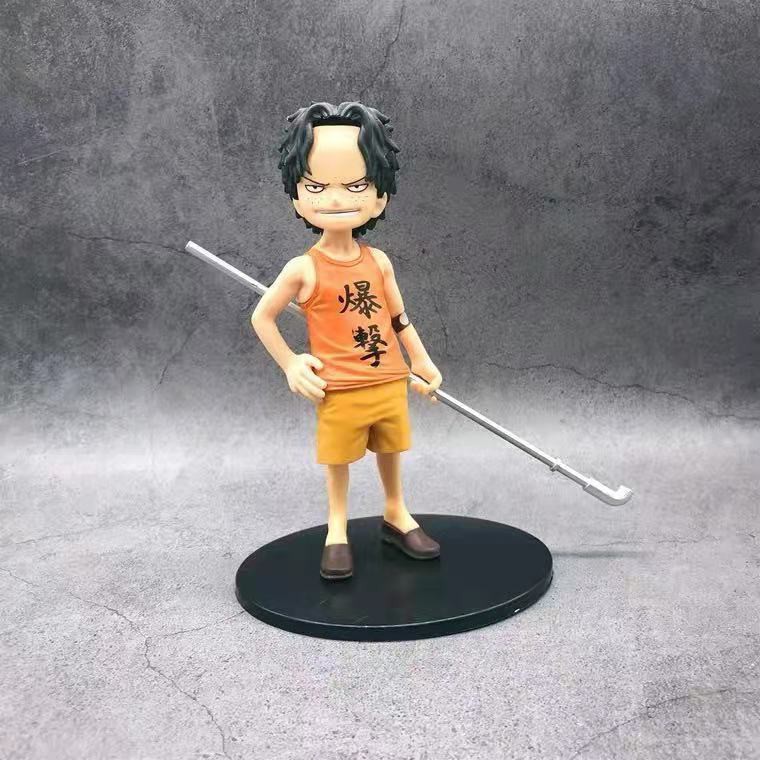 One Piece Thời thơ ấu được làm bằng tay Luffy Sauron Assab Sanji Q Edition Món quà trang trí khung xe