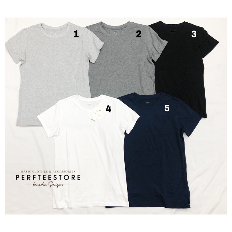 Áo thun trơn cổ tròn Lativ form ôm body dành cho nữ hàng xuất dư • Perftee Store