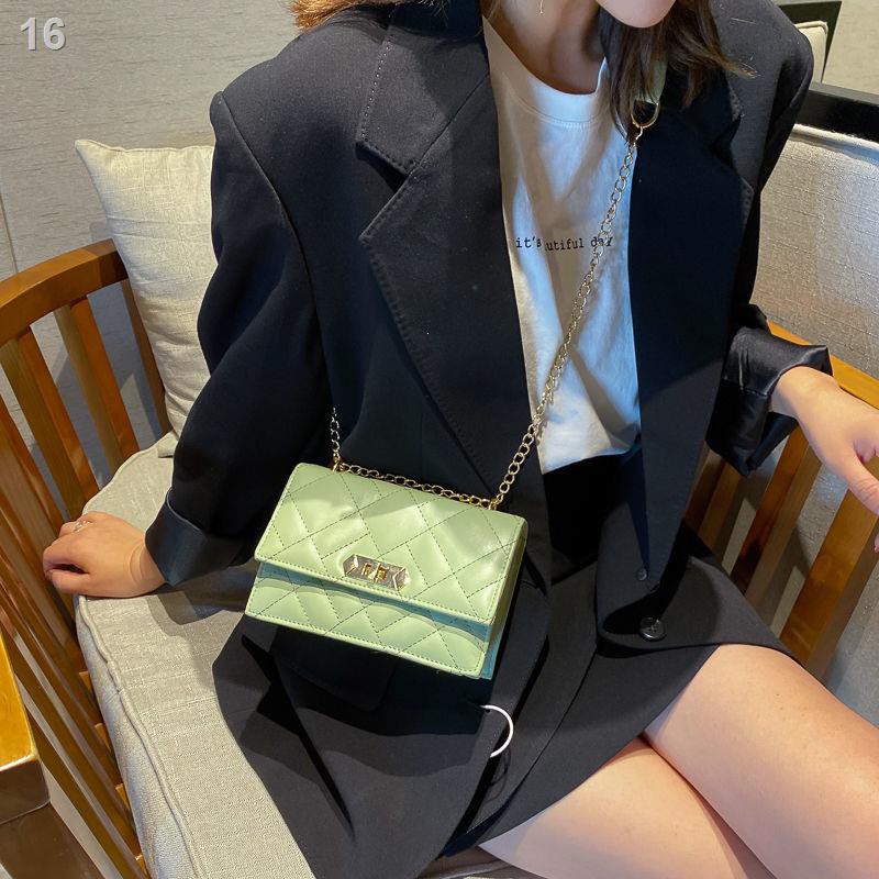 Túi nhỏ nữ dây xích đeo chéo một vai instagram dễ phối thời trang mẫu mới mùa hè 2020 vuông nổi tiếng trên mạng