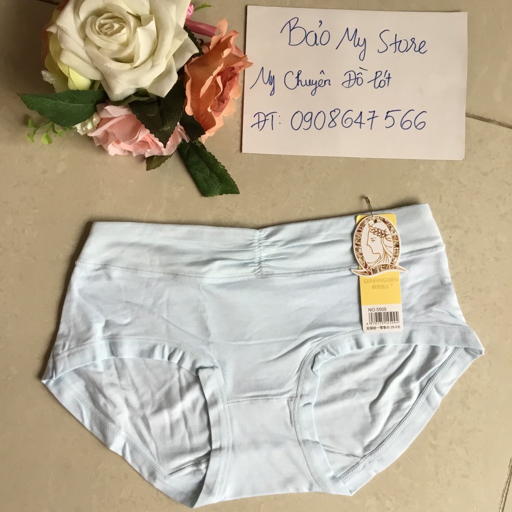 Quần lót nữ thun cotton siêu thấm hút co giãn cực tốt size 45-60kg ( cho chọn màu)