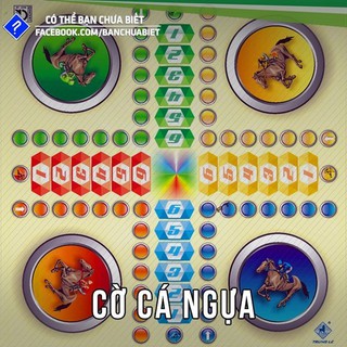 BỘ BÀN CỜ CÁ NGỰA LỚN