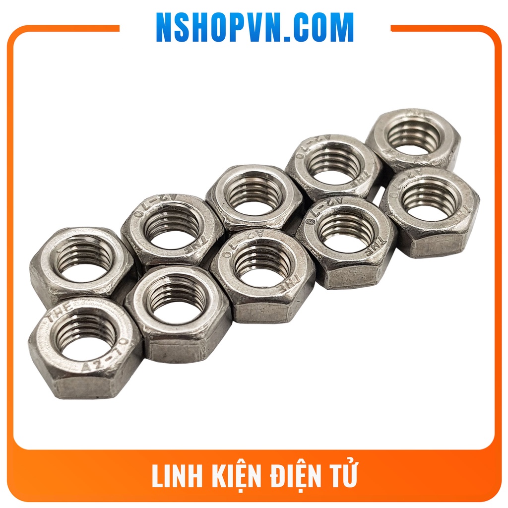 Đai ốc inox 304 M2 | M3 | M4 | M5