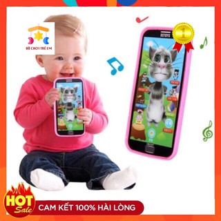 Đồ chơi điện thoại, máy tính bảng mèo tom thông minh cho bé