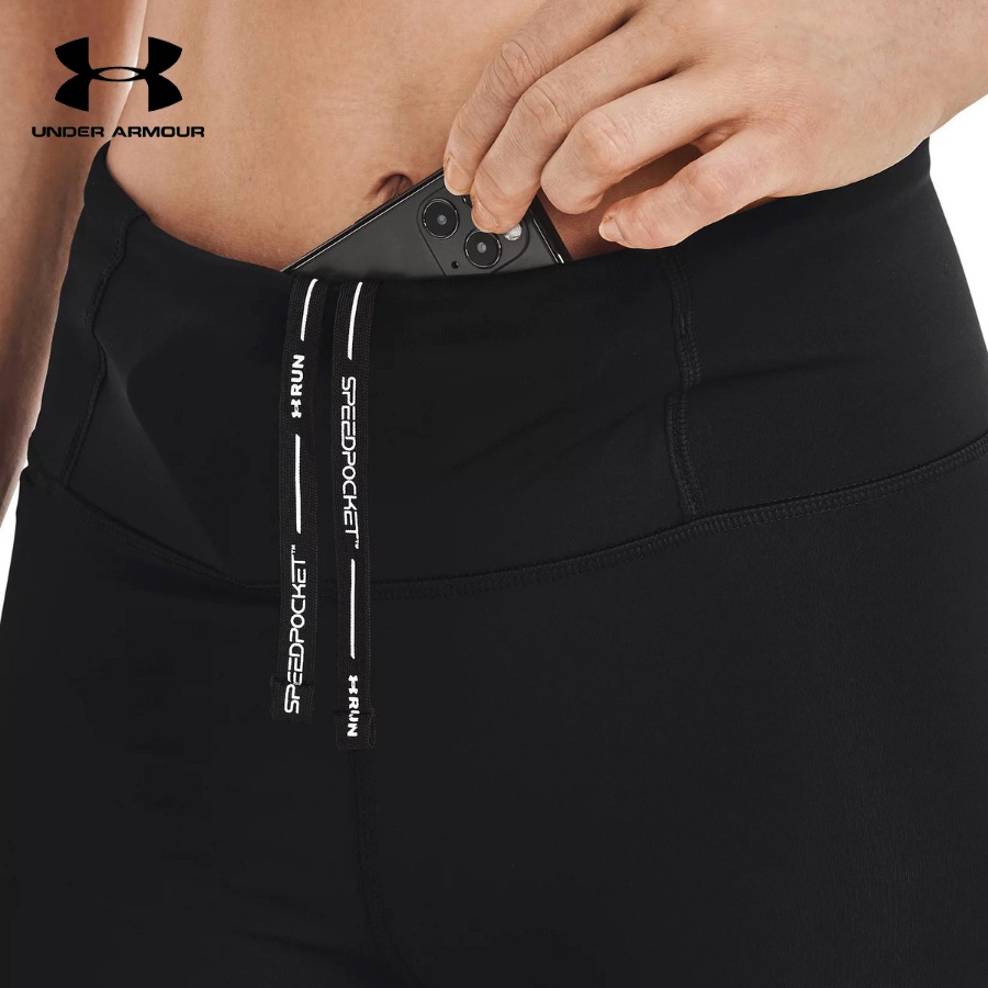 Quần legging chạy bộ nữ Under Armour Speedpocket Dot 7/8 - 1361381-001