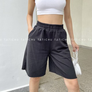 TATICHU Quần thun lửng cột dây - Drawstring Longline Short