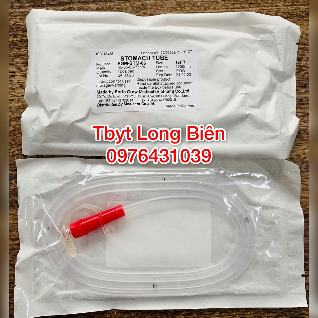 Dây xông ăn người lớn STOMACH TUBE số 16fr và 18fr