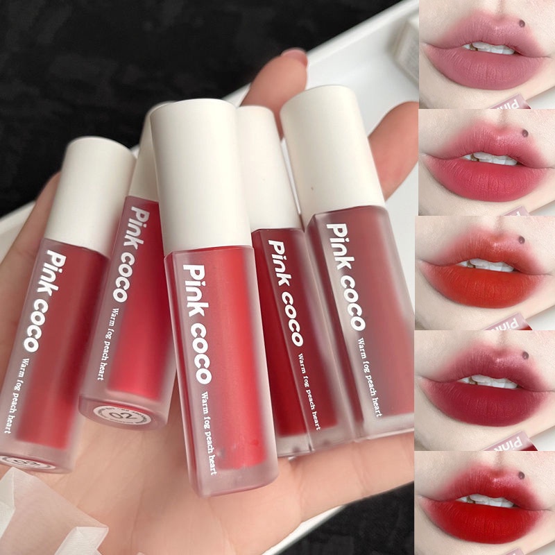 Son Môi Màu Hồng Cherry Ngọt Ngào Không Phai Màu Và Làm Mờ Đôi Môi Cho Nữ