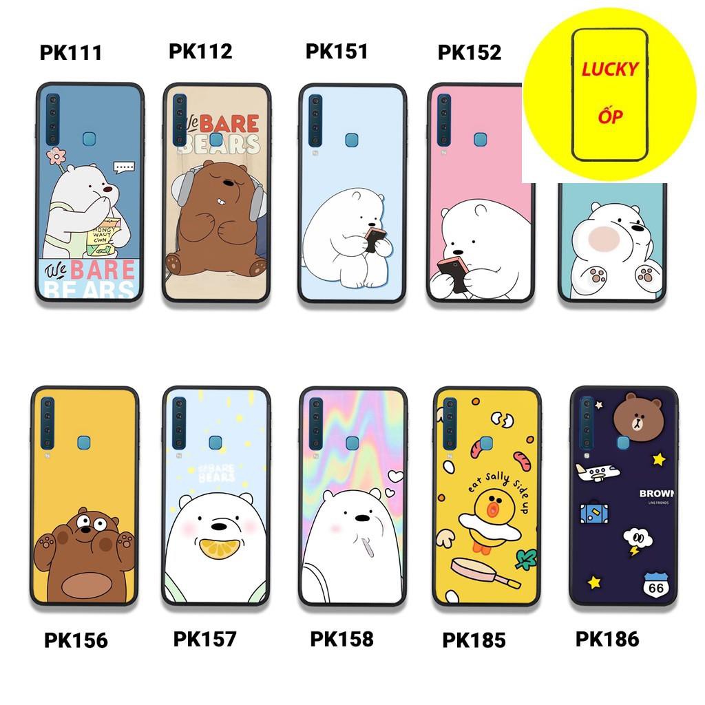 [Freeship từ 50k] ỐP LƯNG SAMSUNG A7 2018 - A9 2018 - A50 - A70 IN HÌNH GẤU WE BARE BEARS <HOT>